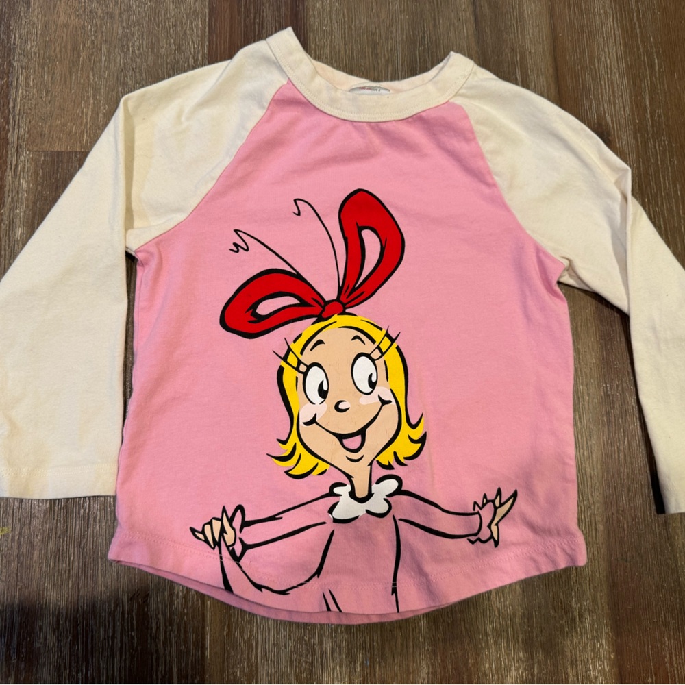 Hanna Andersson Grinch Shirt, Size 4